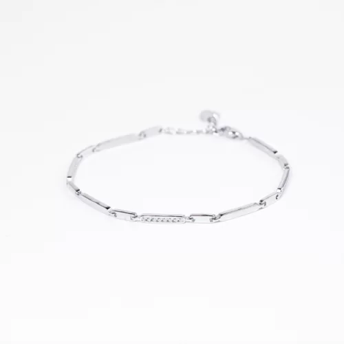 8 Swarovski köves ezüst karkötő