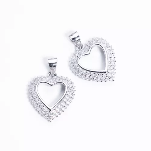 Love Swarovski köves ezüst medál
