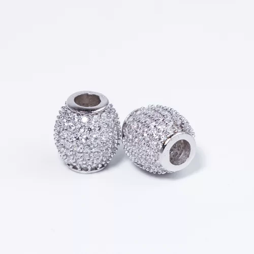 Csillogó ovális Swarovski köves ezüst medál