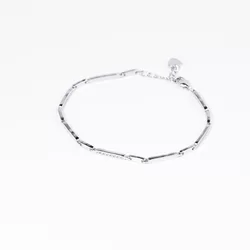 8 Swarovski köves ezüst karkötő