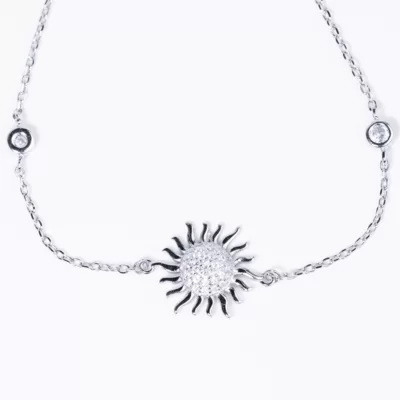 Nap Swarovski köves ezüst karkötő