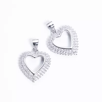 Love Swarovski köves ezüst medál